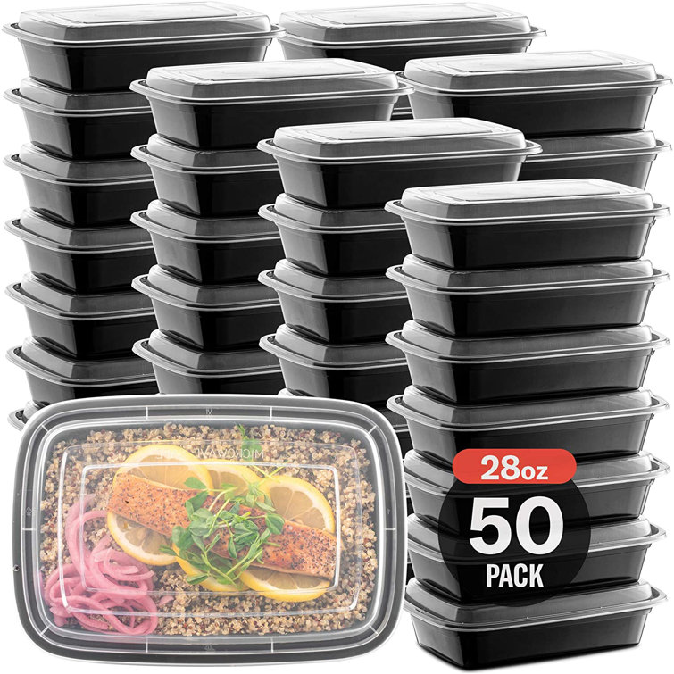 Prep & Savour 28 oz Rectangular Meal Prep Food Storage Containers